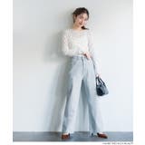 ムーヴデニムストレートパンツ レディース | coca | 詳細画像20 