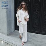 ムーヴデニムストレートパンツ レディース | coca | 詳細画像1 