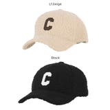 カジュアルに素材で季節感プラス。ボアロゴキャップ | coca | 詳細画像16 