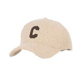 カジュアルに素材で季節感プラス。ボアロゴキャップ | coca | 詳細画像2 