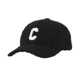 カジュアルに素材で季節感プラス。ボアロゴキャップ | coca | 詳細画像3 