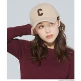［Lt.beige］ | カジュアルに素材で季節感プラス。ボアロゴキャップ | coca