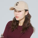 カジュアルに素材で季節感プラス。ボアロゴキャップ | coca | 詳細画像1 