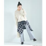 ラクも美脚も叶える。動きやすさを極めたムーヴデニムセミワイドパンツ | coca | 詳細画像14