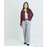 ラクも美脚も叶える。動きやすさを極めたムーヴデニムセミワイドパンツ | coca | 詳細画像9