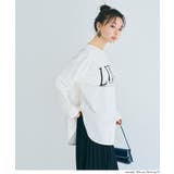 ボートネックロゴロングTシャツ | coca | 詳細画像11 