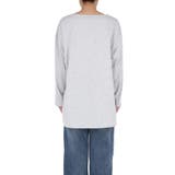 ボートネックロゴロングTシャツ | coca | 詳細画像6 