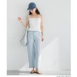 ［Lt.blue］ | ムーヴデニム9分丈パンツ レディース | coca