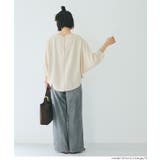 とろみツイルスクエアジップブラウス | coca | 詳細画像12 