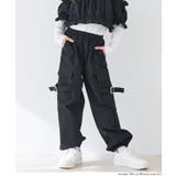 ［Black］ | ベルトカーゴパンツ | coca