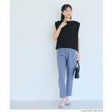 【接触冷感 イージーケア】大人上品なとろみツイルショルダータックブラウス〈セット… | coca | 詳細画像5 