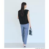 【接触冷感 イージーケア】大人上品なとろみツイルショルダータックブラウス〈セット… | coca | 詳細画像7 