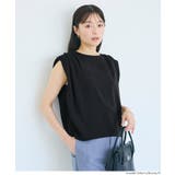 【接触冷感 イージーケア】大人上品なとろみツイルショルダータックブラウス〈セット… | coca | 詳細画像9 