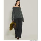 【DAILY WARM】ウォッシャブル ナイロン微起毛タックパンツ レディース | coca | 詳細画像16 