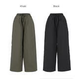 【DAILY WARM】ウォッシャブル ナイロン微起毛タックパンツ レディース | coca | 詳細画像22 