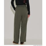 【DAILY WARM】ウォッシャブル ナイロン微起毛タックパンツ レディース | coca | 詳細画像10 