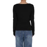 ボートネックロングTシャツ | coca | 詳細画像7 