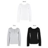 ヘンリーネックロングTシャツ | coca | 詳細画像21 