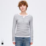 ヘンリーネックロングTシャツ | coca | 詳細画像1 