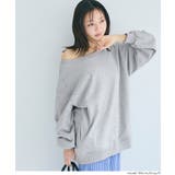 ［Gray］ | ワンショルダービッグスウェット | coca