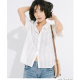 レース半袖シャツ | coca | 詳細画像7 