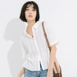 レース半袖シャツ | coca | 詳細画像1 