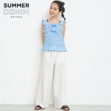 サマーデニムワイドパンツ | coca | 詳細画像1 