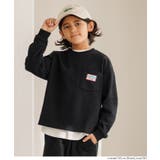 ［Black］ | ネームポケットスウェットトップス | coca