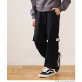 ［Black］ | スウェットカーゴジョガーパンツ | coca