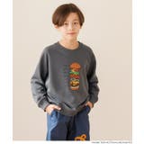 ［Charcoal］ | イラストラグランスウェットトップス | coca