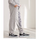 ［Gray］ | プリントスウェットジョガーパンツ | coca