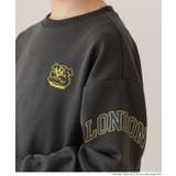 胸＆袖プリントスウェットトップス | coca | 詳細画像12 