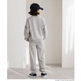 胸＆袖プリントスウェットトップス | coca | 詳細画像4 