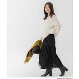 ジャカードフラワーギャザースカート レディース | coca | 詳細画像19 