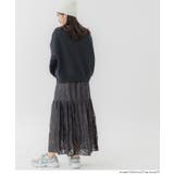 ジャカードフラワーギャザースカート レディース | coca | 詳細画像10 