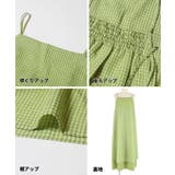 涼しげな素材感とふんわりシルエットが可愛い サッカーキャミワンピース | coca | 詳細画像18 