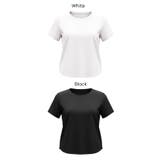 シルキースムースラウンド半袖Tシャツ レディース | coca | 詳細画像17 