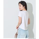 シルキースムースラウンド半袖Tシャツ レディース | coca | 詳細画像5 