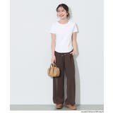 シルキースムースラウンド半袖Tシャツ レディース | coca | 詳細画像9 