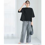 ５分袖バックギャザーTシャツ | coca | 詳細画像12 