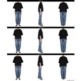 ５分袖バックギャザーTシャツ | coca | 詳細画像16 