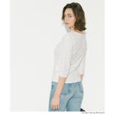 なめらかな着心地が魅力の、7分丈ボートネックスムーストップス 【４サイズ展開】 | coca | 詳細画像13 