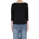 なめらかな着心地が魅力の、7分丈ボートネックスムーストップス 【４サイズ展開】 | coca | 詳細画像4 