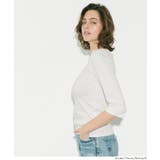 なめらかな着心地が魅力の、7分丈ボートネックスムーストップス 【４サイズ展開】 | coca | 詳細画像9 