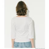 なめらかな着心地が魅力の、7分丈ボートネックスムーストップス 【４サイズ展開】 | coca | 詳細画像10 