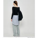 ボートネックリブTシャツ | coca | 詳細画像10 