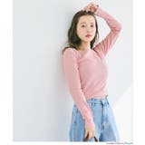 ボートネックリブTシャツ | coca | 詳細画像17 