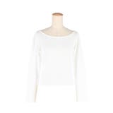 ボートネックリブTシャツ | coca | 詳細画像2 