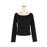 ボートネックリブTシャツ | coca | 詳細画像5 