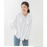 襟フリルオーバーサイズシャツ | coca | 詳細画像12 